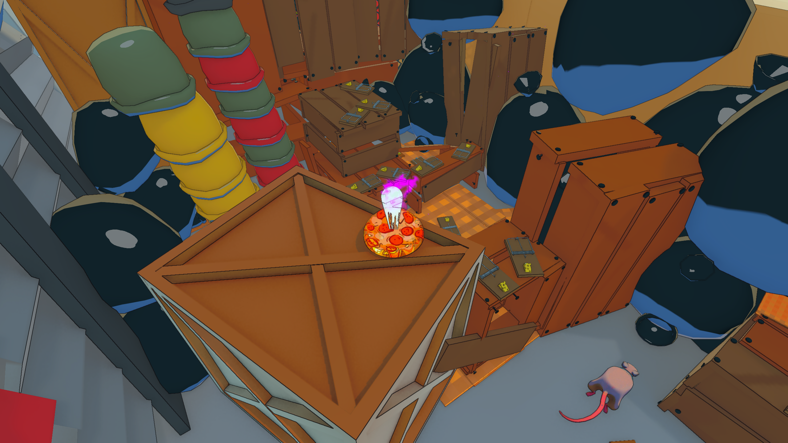 『Doughn't Panic』が面白そう。一枚のピザになっちゃったふたりが人間世界を生き抜く協力アクションゲーム_001