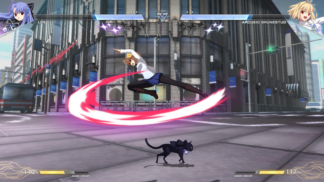 『MELTY BLOOD: TWI-LUMINA』先行プレイレポート：ネコアルク、ロア、マシュも参戦！レンの猫を放つ技がかわいい_012