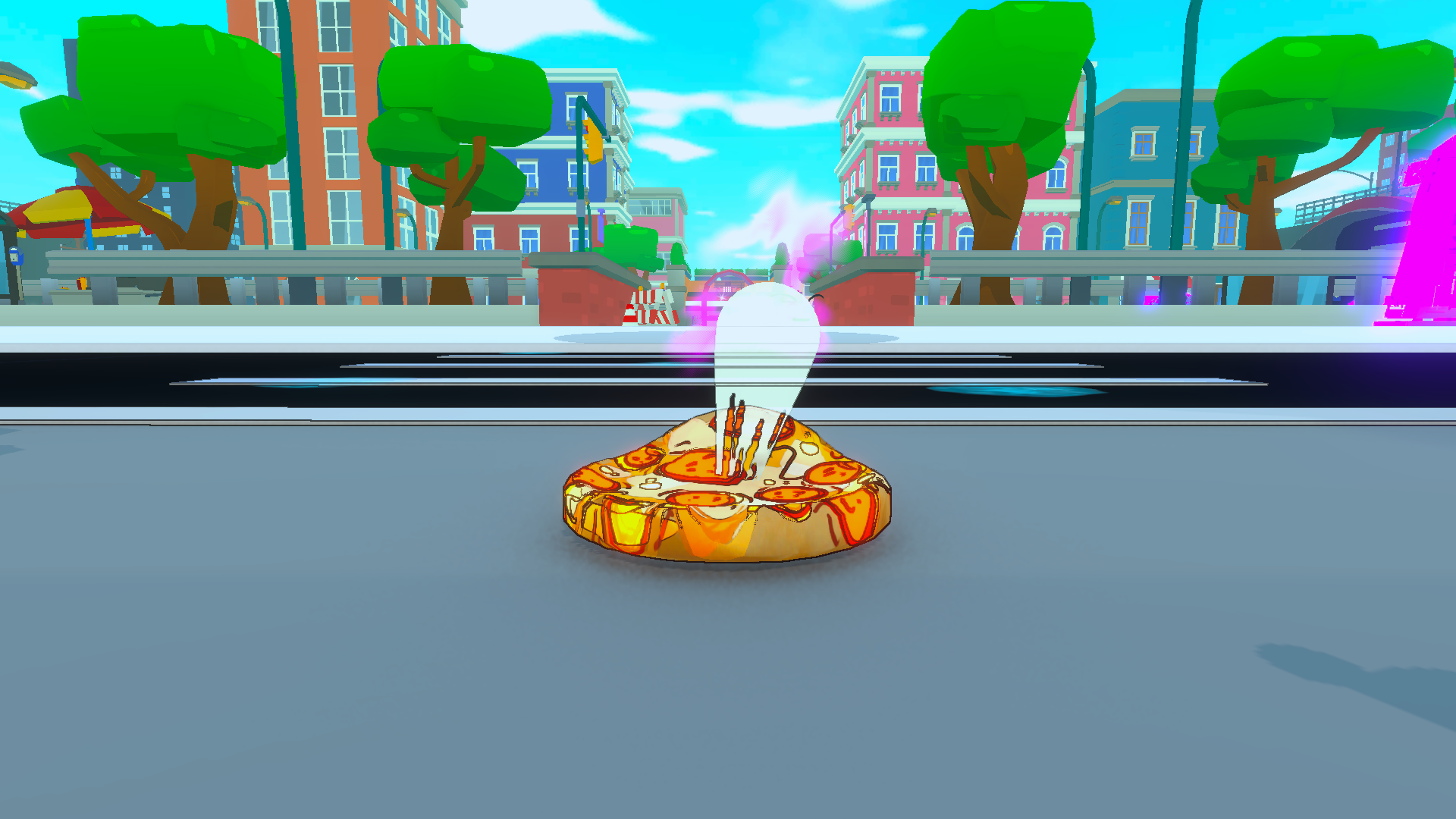 『Doughn't Panic』が面白そう。一枚のピザになっちゃったふたりが人間世界を生き抜く協力アクションゲーム_002
