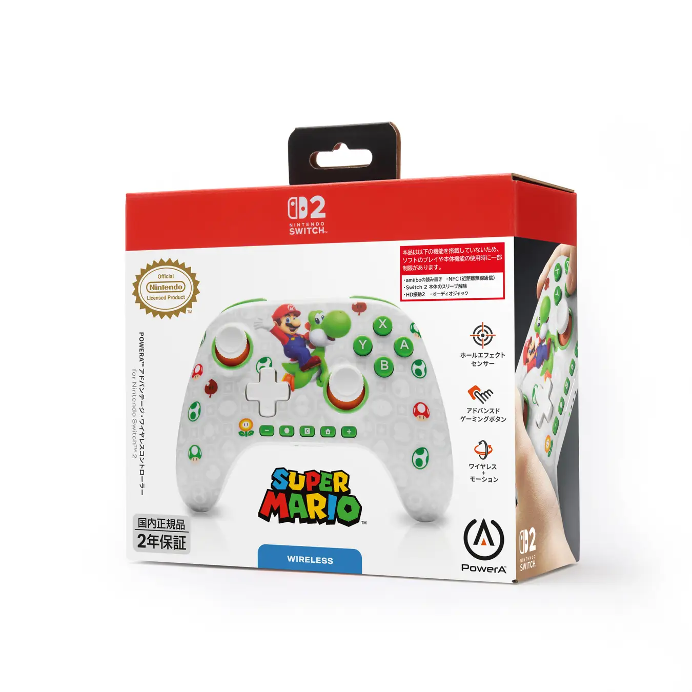 『スーパーマリオ』デザインを施したNintendo Switch 2対応ワイヤレスコントローラーが9月30日に発売_006