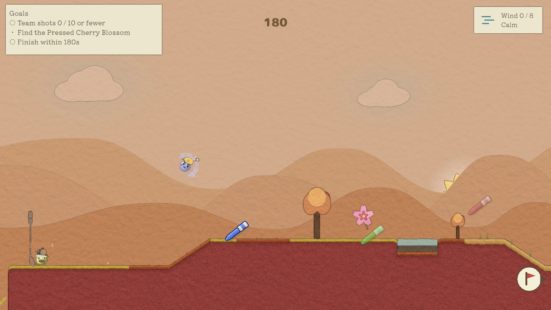 『お絵描きゴルフ』のSteamストアページが公開。最大12人でクレヨンで線を描き、その線を利用しながら遊ぶ物理ゴルフゲーム_007