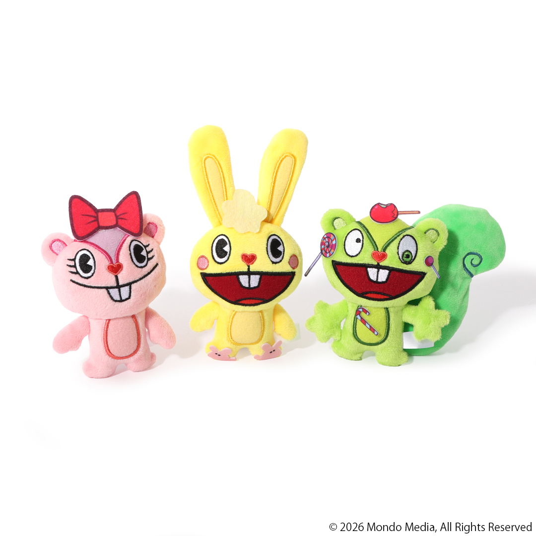 『ハッピーツリーフレンズ』首を引っ張ると“グロくなる”ギミックキーホルダーが登場_002