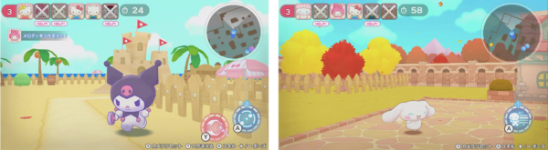 サンリオの非対称鬼ごっこゲーム『サンリオキャラクターズ ミラクルマッチ マジカルおにごっこ』Nintendo Switch 2版_003
