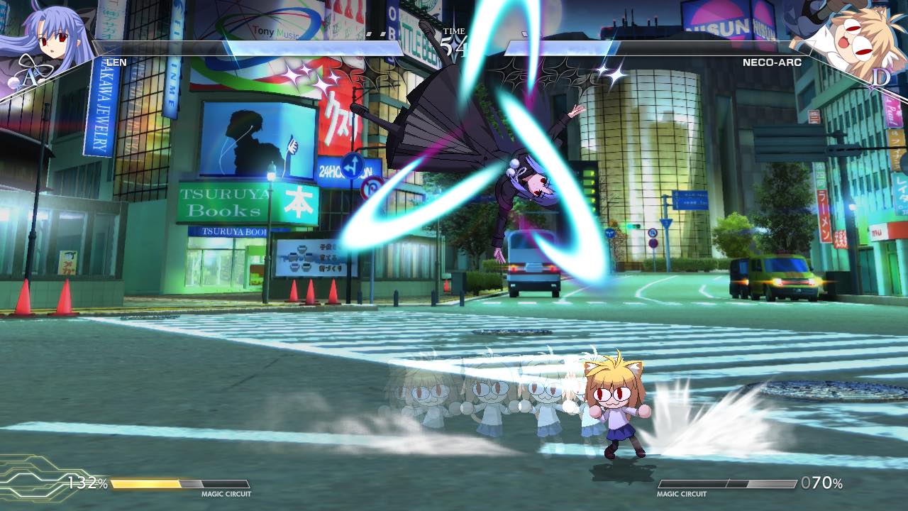 『MELTY BLOOD: TWI-LUMINA』先行プレイレポート：ネコアルク、ロア、マシュも参戦！レンの猫を放つ技がかわいい_019