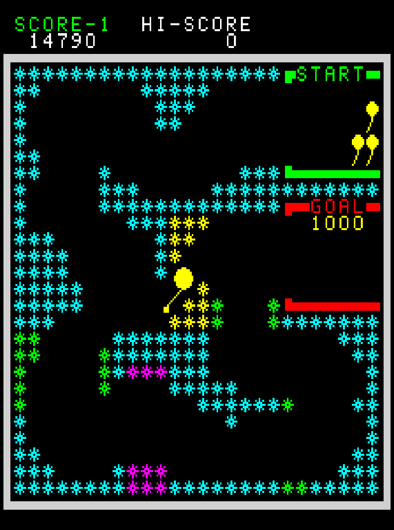 1980年にタイトーから発売されたアクションゲーム『クレイジーバルーン』が「アケアカ2」で10月1日より配信_009