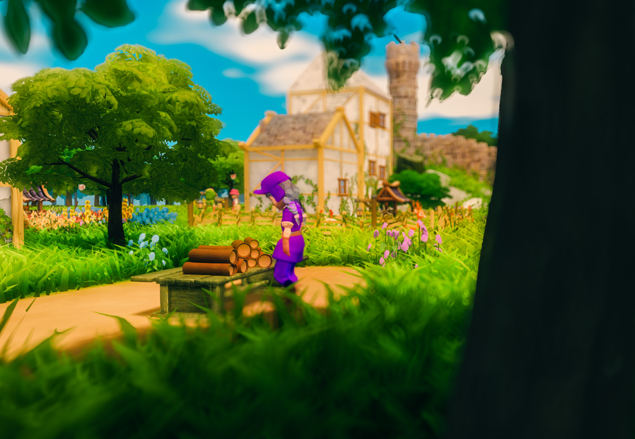 地形や建物を自由に作れる村づくりゲーム『CottageCore』Steamストアページが公開_003
