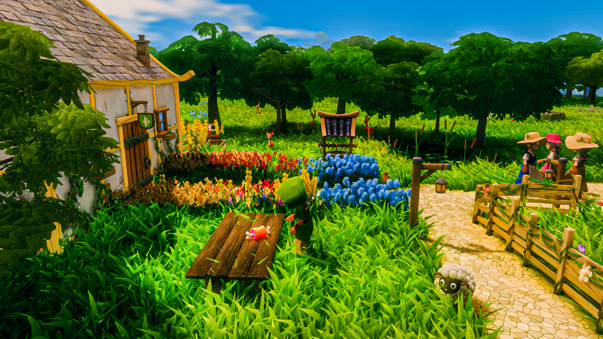 地形や建物を自由に作れる村づくりゲーム『CottageCore』Steamストアページが公開_005