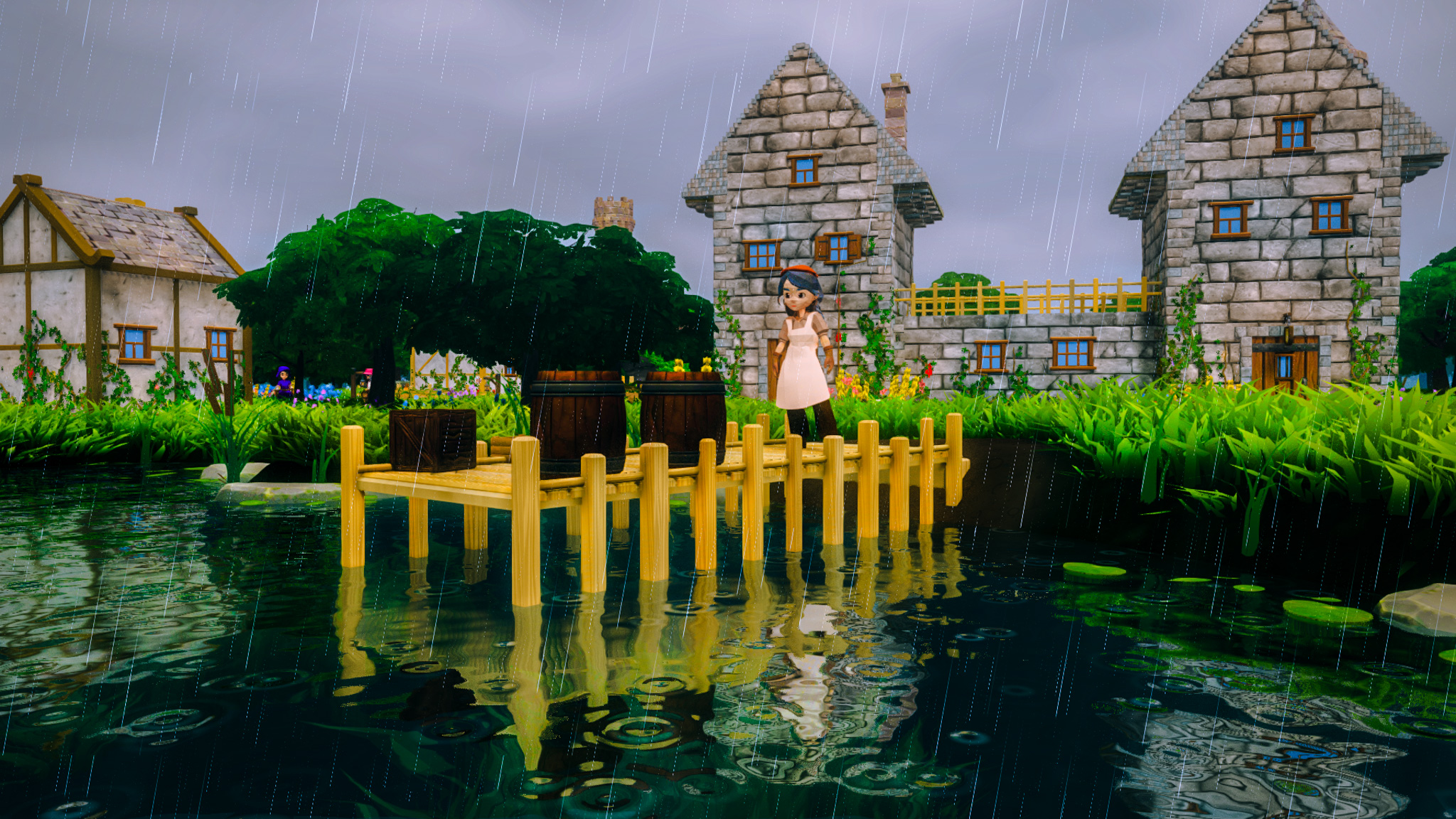 地形や建物を自由に作れる村づくりゲーム『CottageCore』Steamストアページが公開_007
