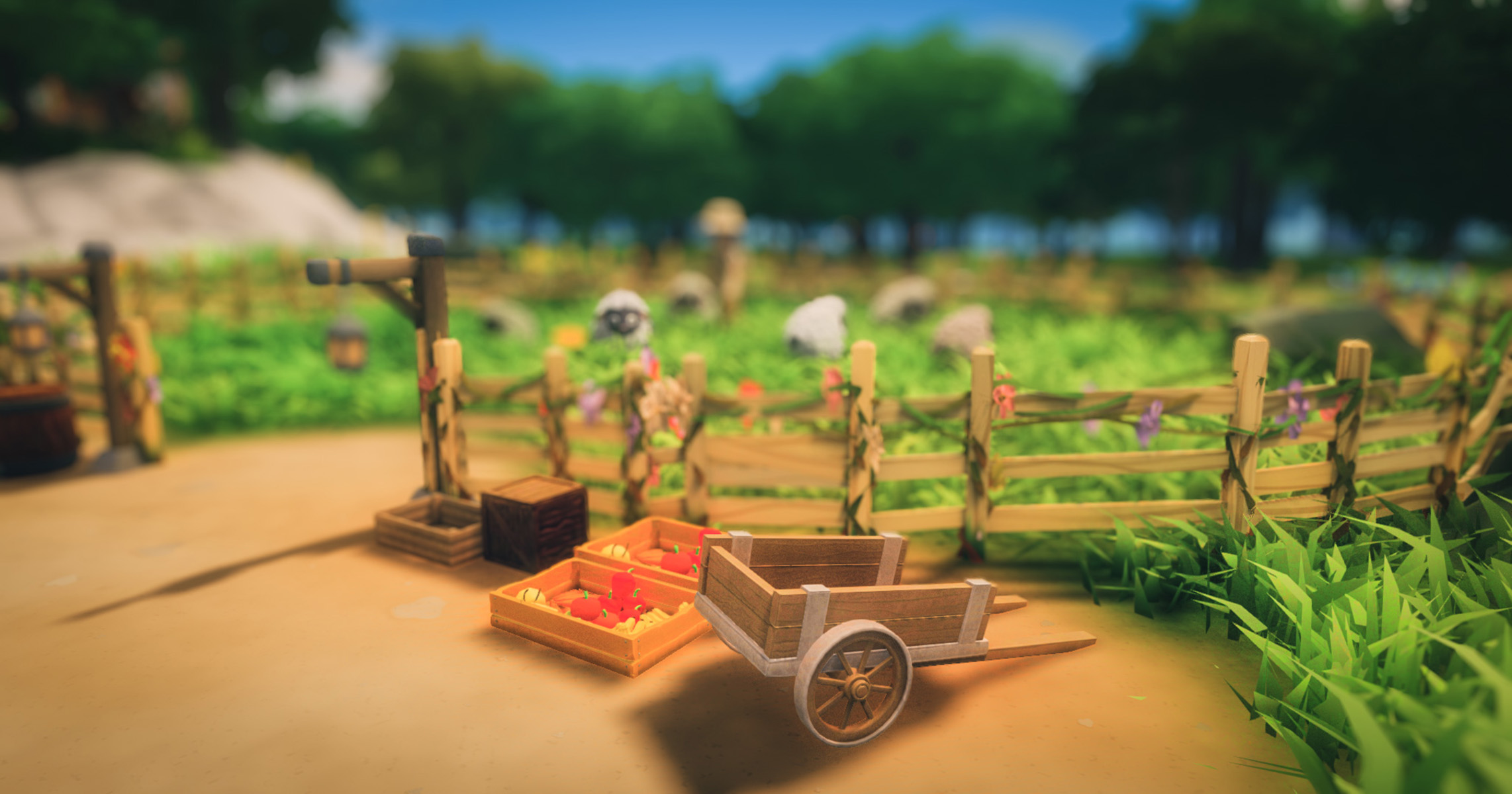 地形や建物を自由に作れる村づくりゲーム『CottageCore』Steamストアページが公開_008