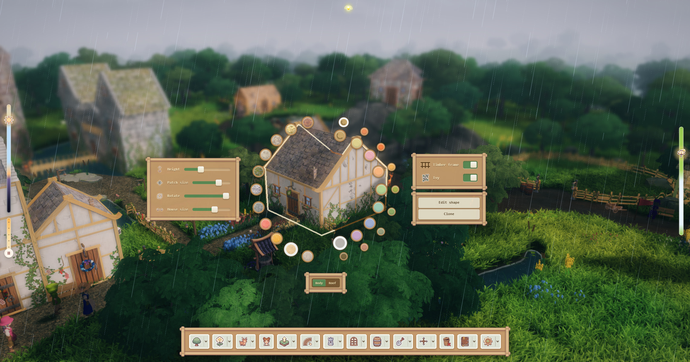 地形や建物を自由に作れる村づくりゲーム『CottageCore』Steamストアページが公開_010