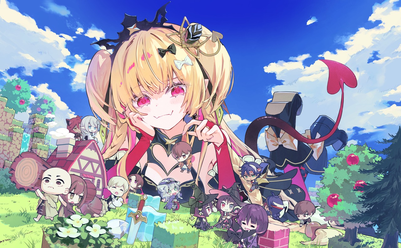 「魔王城の隣」で村づくりするアクションRPG『ワロタ、俺の家のとなり魔王城www』早期アクセス版が11月13日に配信決定_015