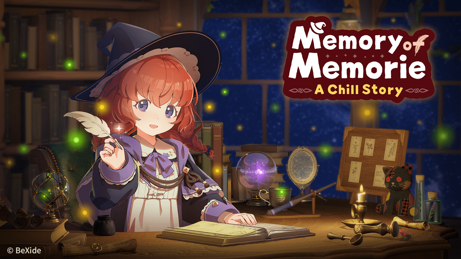 魔法使いの少女と一緒に作業するゲーム『Memory of Memorie : A Chill Story』TGS2026に映像出_001