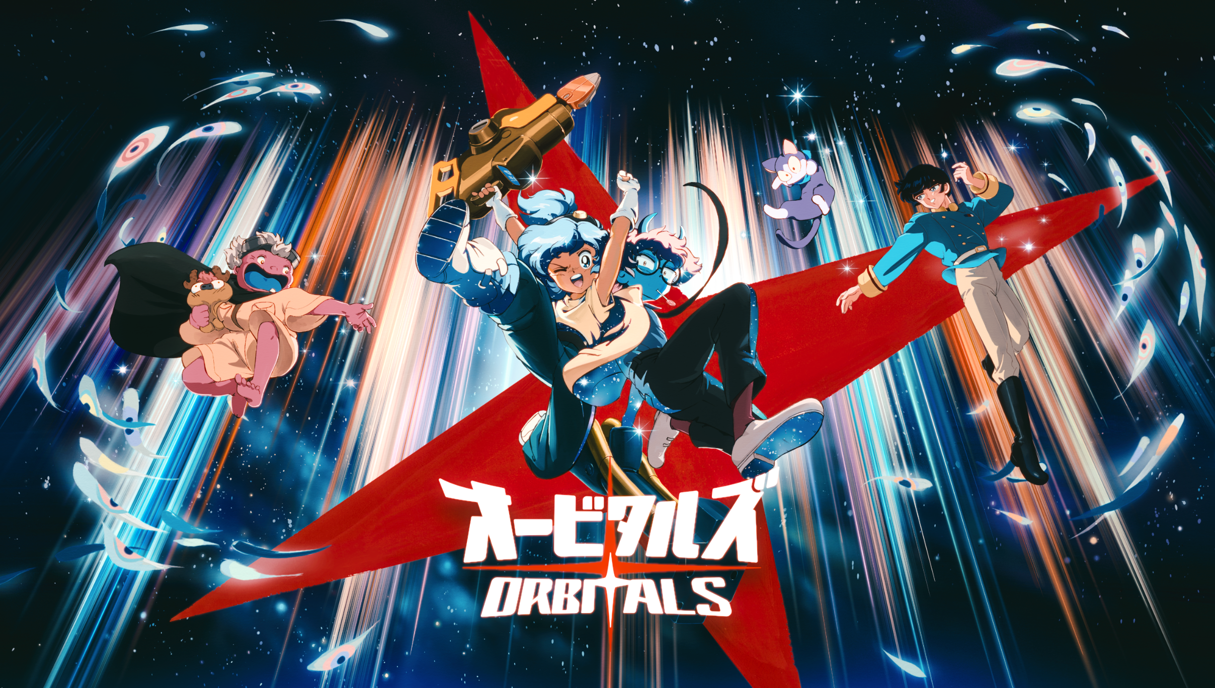 “80年代アニメ風”の雰囲気が良すぎる「2人協力」アクションゲーム『オービタルズ』本日9月3日にリリース_009