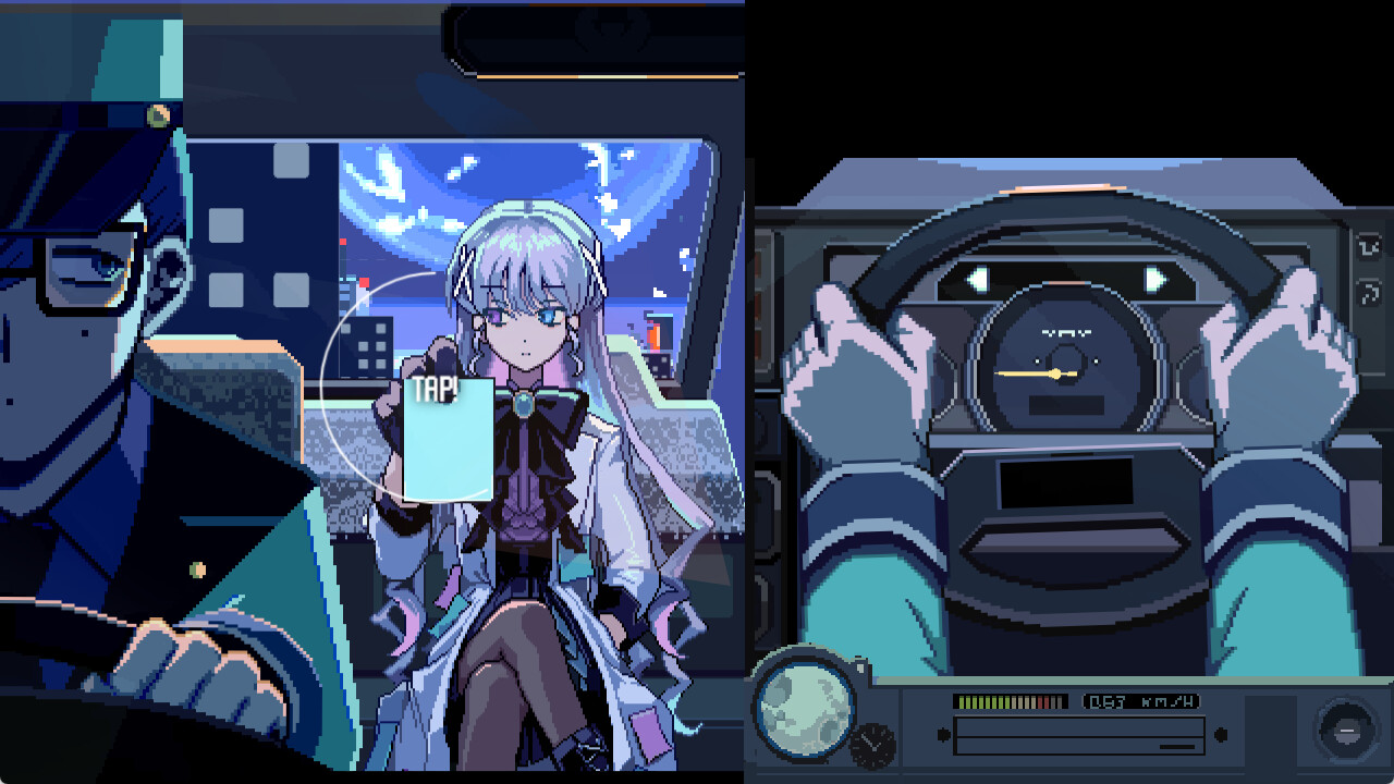 月面都市のタクシー運転手になってワケアリお客様を運ぶゲーム『TIMEMOON』がTGS2026に出展へ_003