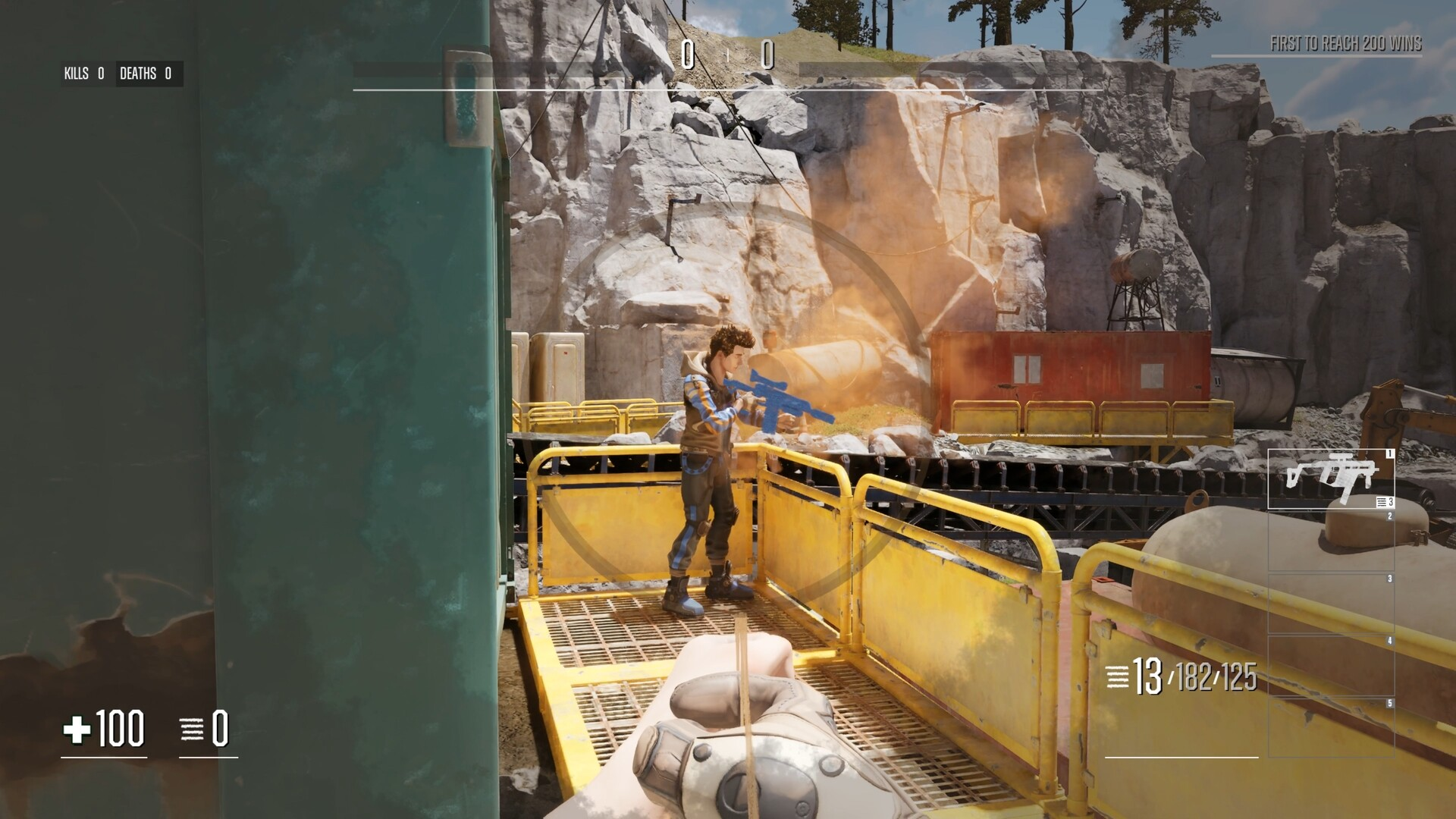 “チョーク”で描いた銃で戦うゲーム『Chalk Warfare』が面白そう_004