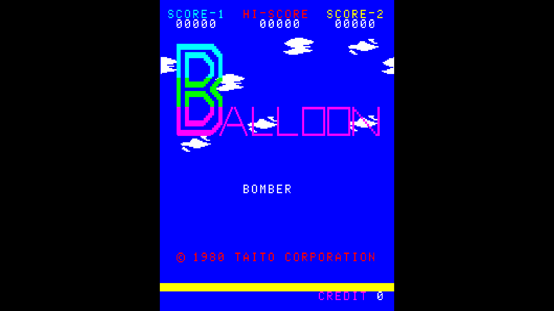 1980年発売のシューティングゲーム『バルーンボンバー』が「アケアカ」「アケアカ2」で10月1日から配信決定_001
