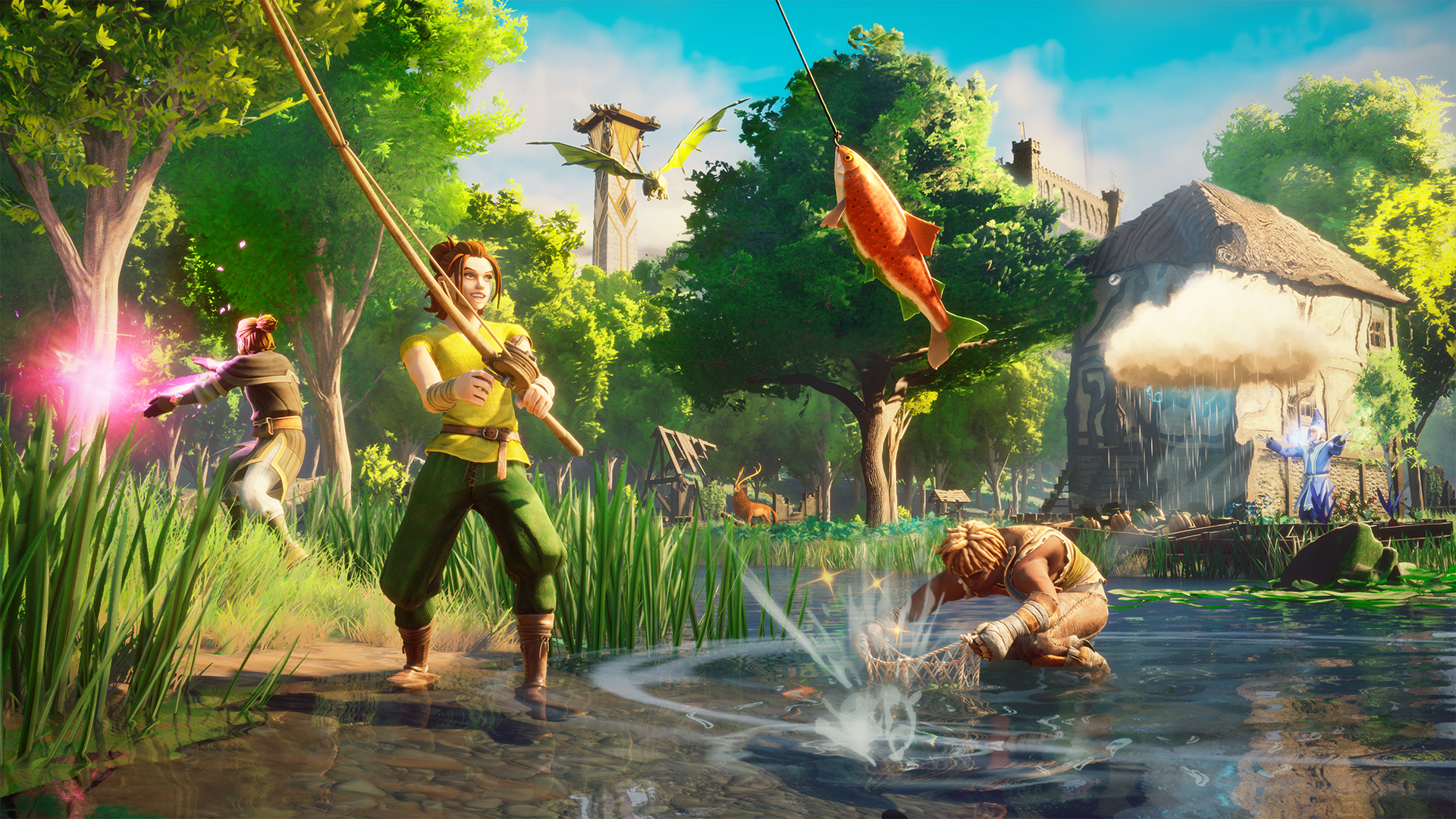 『ルーンスケープ:ドラゴンワイルズ』が正式リリース。戦闘も生活も魔法で攻略するサバイバルクラフトゲーム_009