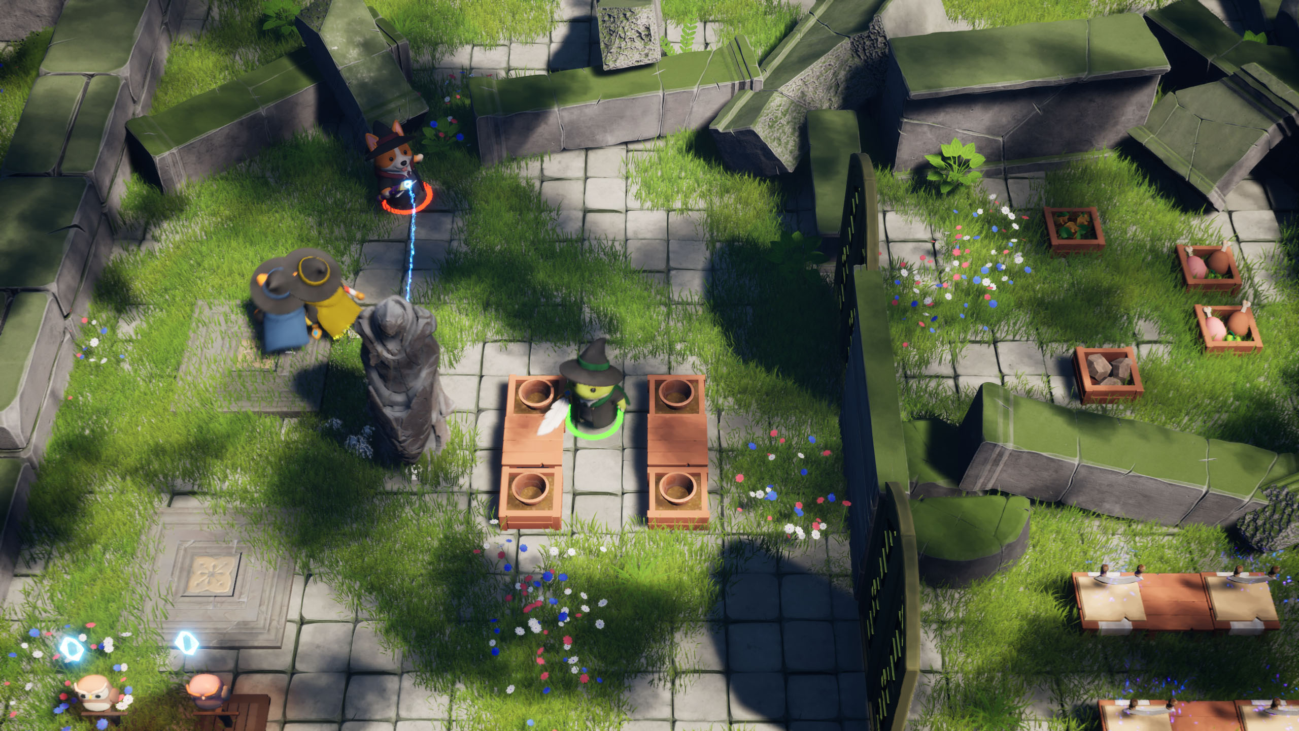 【最大4人協力】動物たちが魔法のアイテムを作って届けるゲーム『Spellvoc』Steamストアページが公開_001