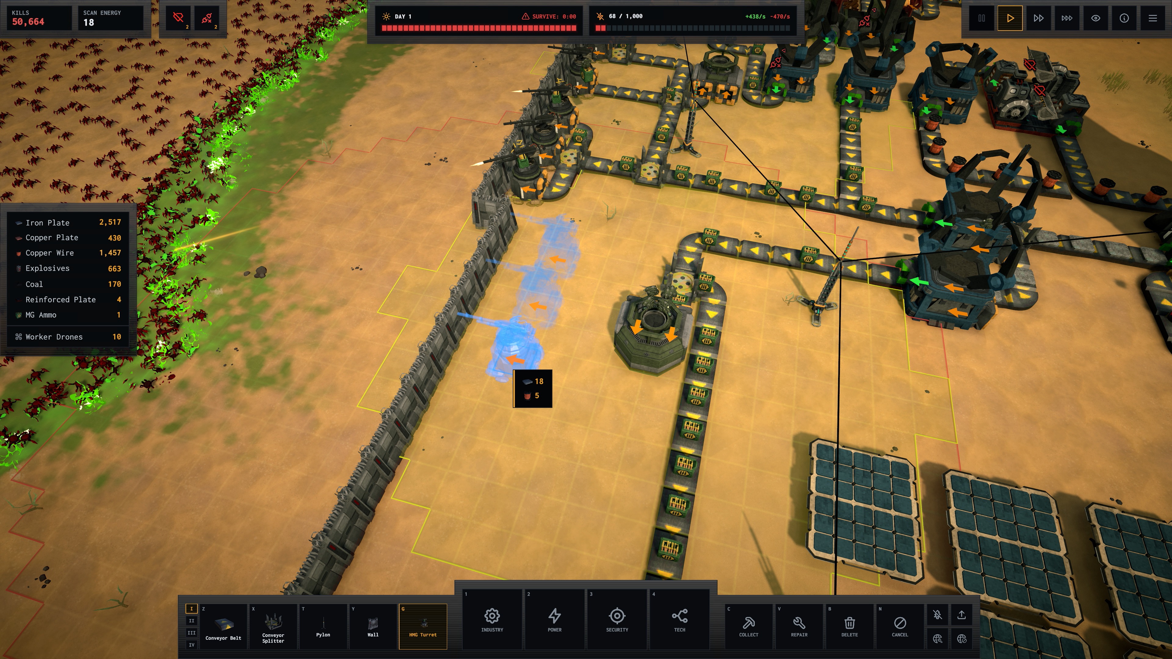 工場×タワーディフェンス×ローグライクゲーム『BELTFED』がSteamで発表。中毒性がすごそう_002