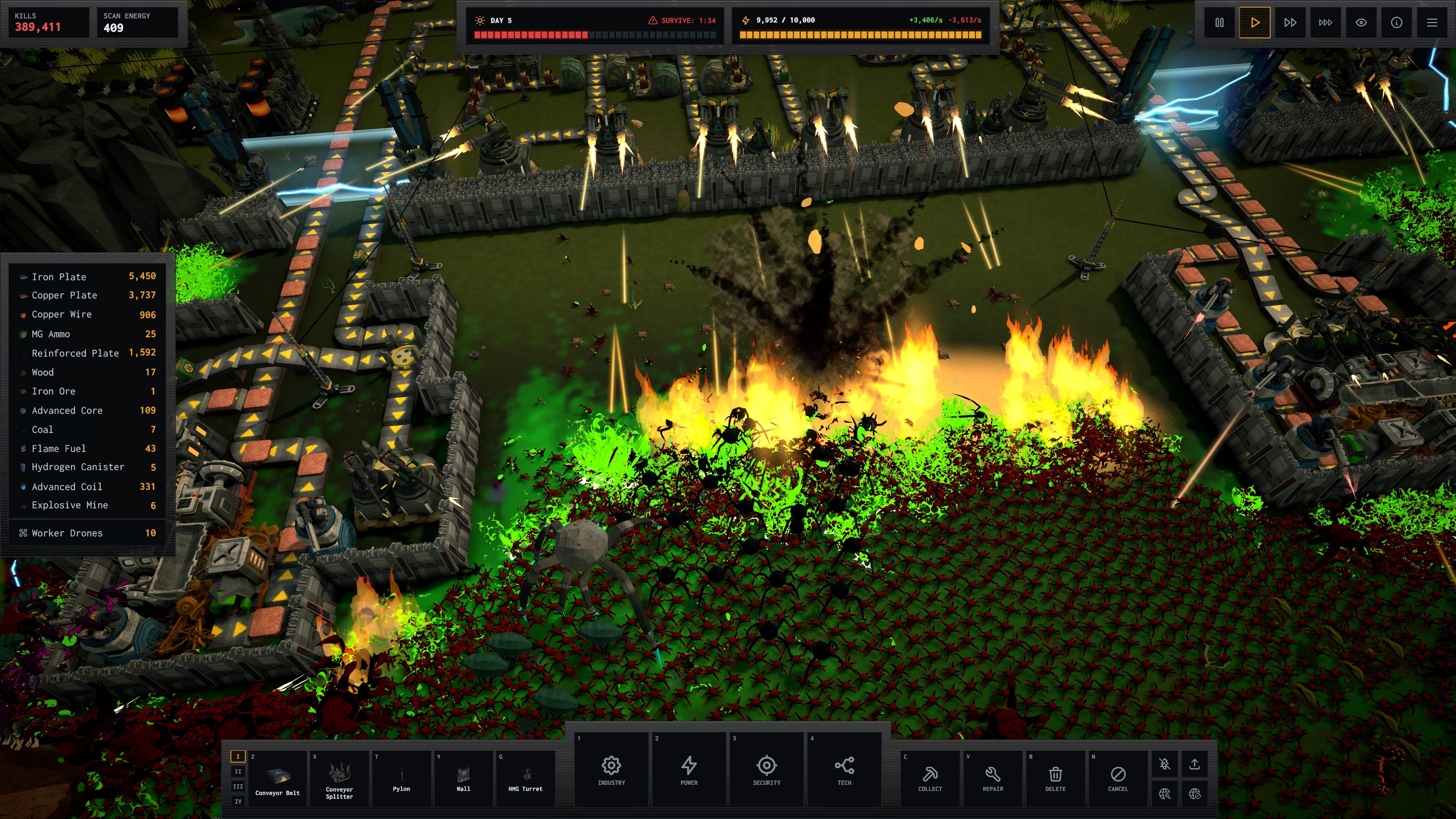 工場×タワーディフェンス×ローグライクゲーム『BELTFED』がSteamで発表。中毒性がすごそう_003
