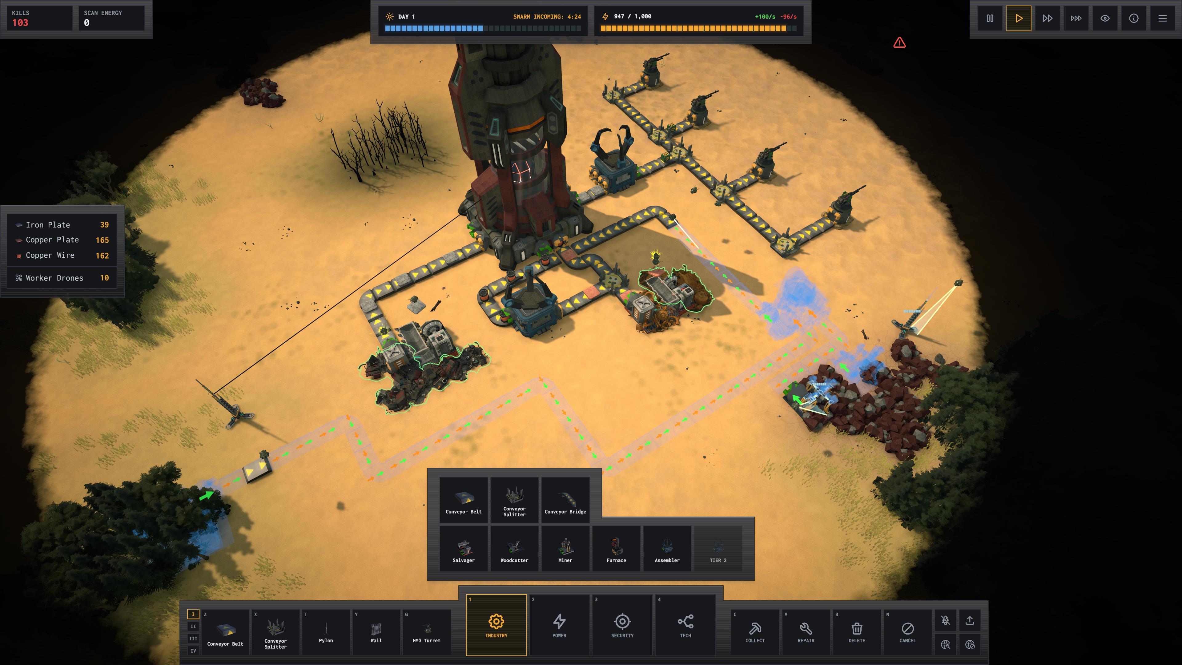 工場×タワーディフェンス×ローグライクゲーム『BELTFED』がSteamで発表。中毒性がすごそう_001