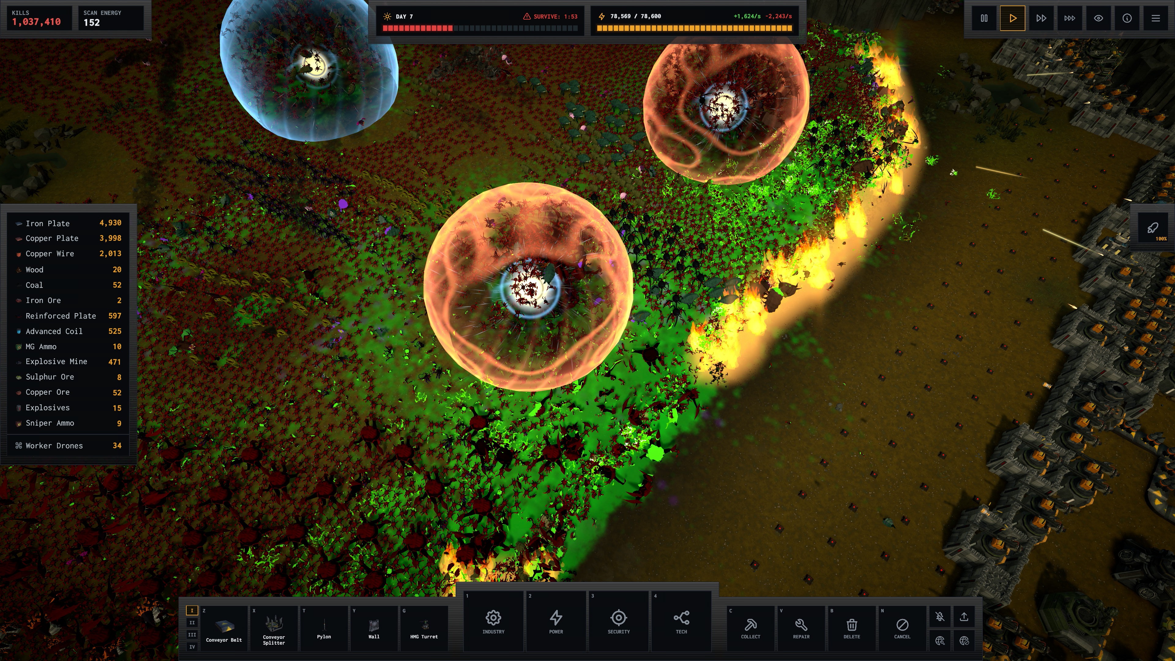 工場×タワーディフェンス×ローグライクゲーム『BELTFED』がSteamで発表。中毒性がすごそう_009