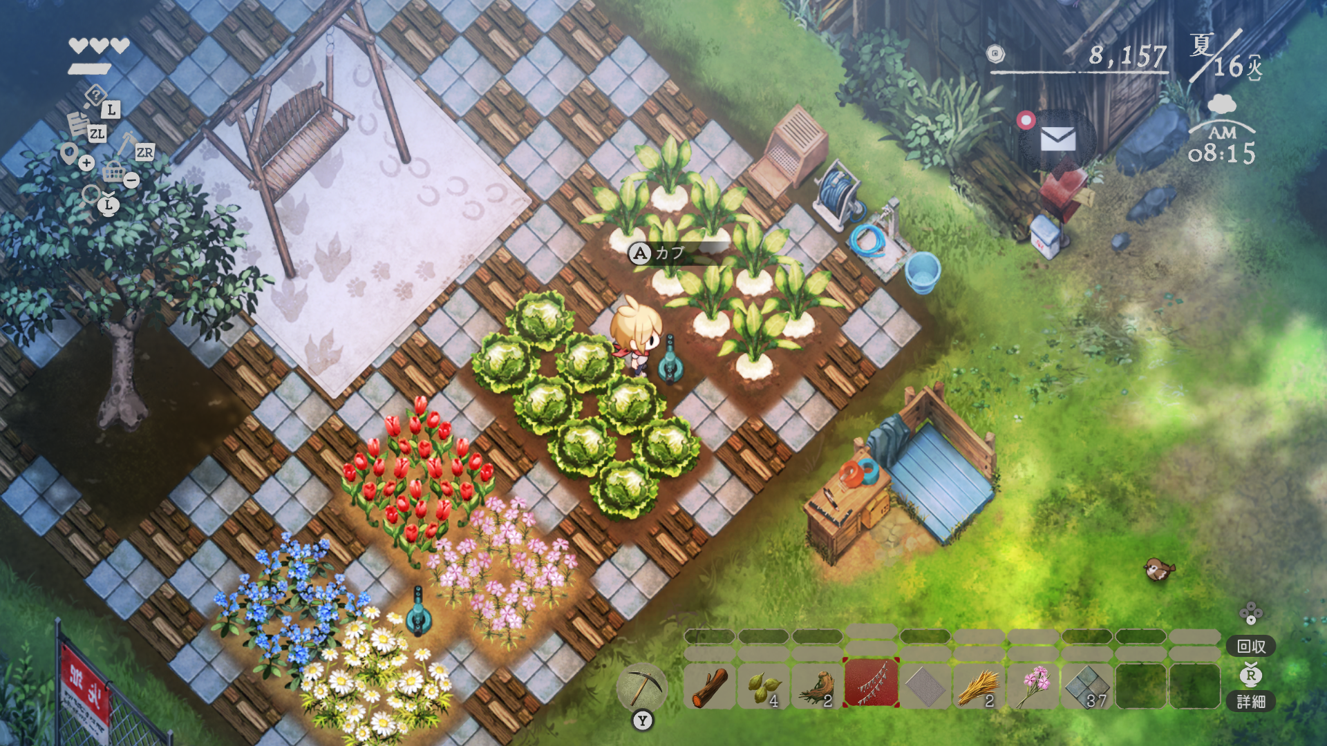 『ほの暮しの庭』の無料アップデート第1弾が9月29日に配信開始。「家具・家畜」「家具カタログ機能」「農地拡張機能」が追加される_018