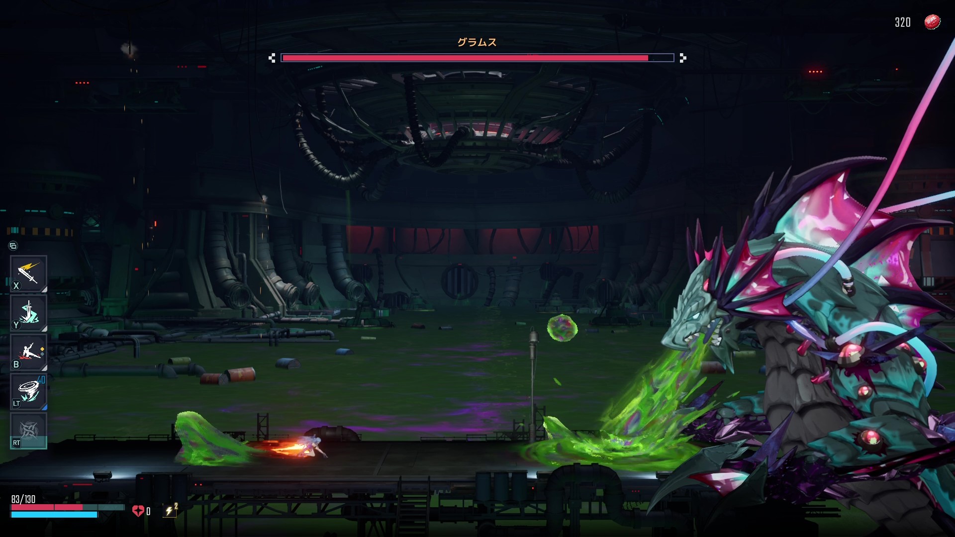 『SlashZero』レビュー・評価・感想。アニメ調でサイバーパンクな横スクローグライク_032