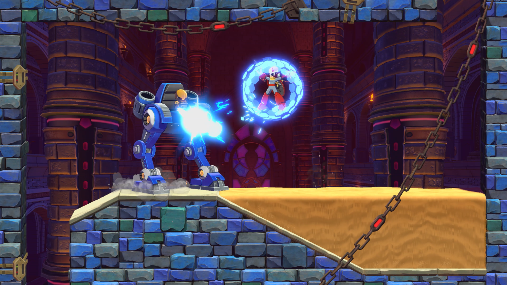 『ロックマン: デュアル オーバーライド』ブルース先行体験:あの「ビッグバンストライク」が、ついに自分の手で撃てる_009