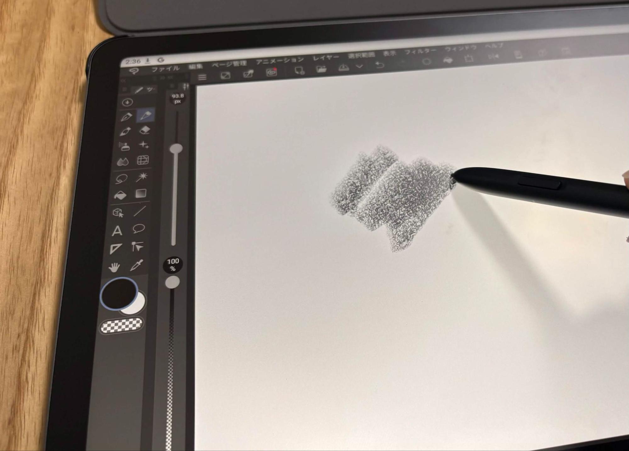 「Huion Kamvas Pad 12」レビュー・評価・感想。出先でのネーム作業やラフ描きがはかどりそう_004