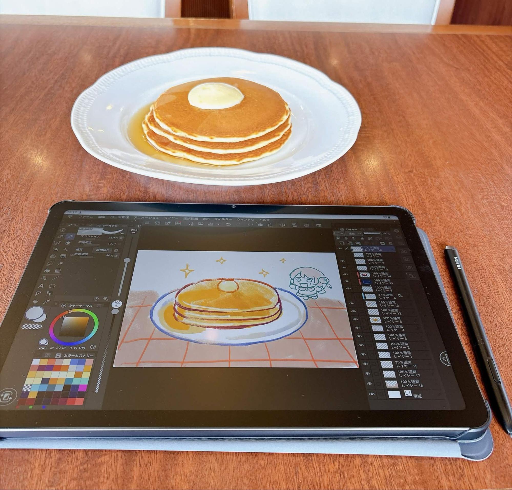 「Huion Kamvas Pad 12」レビュー・評価・感想。出先でのネーム作業やラフ描きがはかどりそう_009
