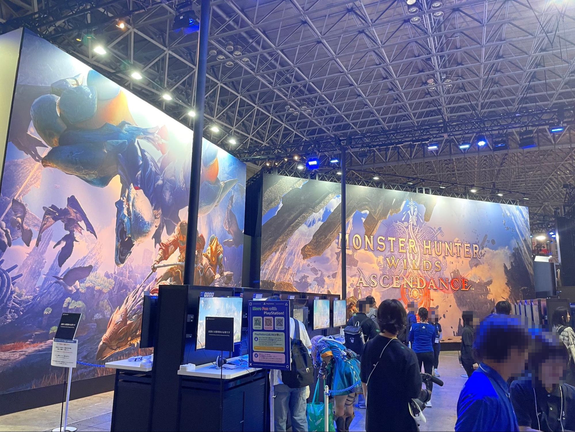 東京ゲームショウのSIEブースでは『モンスターハンターワイルズ:アセンダンス』『FF7 REVELATION』など4作品が試遊可能。一般公開の初日は、大盛況で整理券配布が早々に終了も、他の展示いろいろ_002
