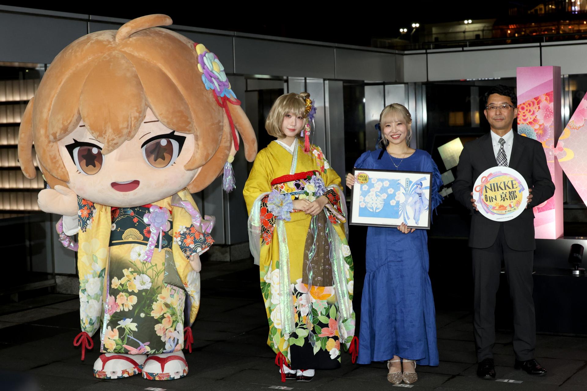 「アニス:スター」の着物を伊織もえさんが披露。「NIKKE in 京都 第2弾」発表会をレポート_001