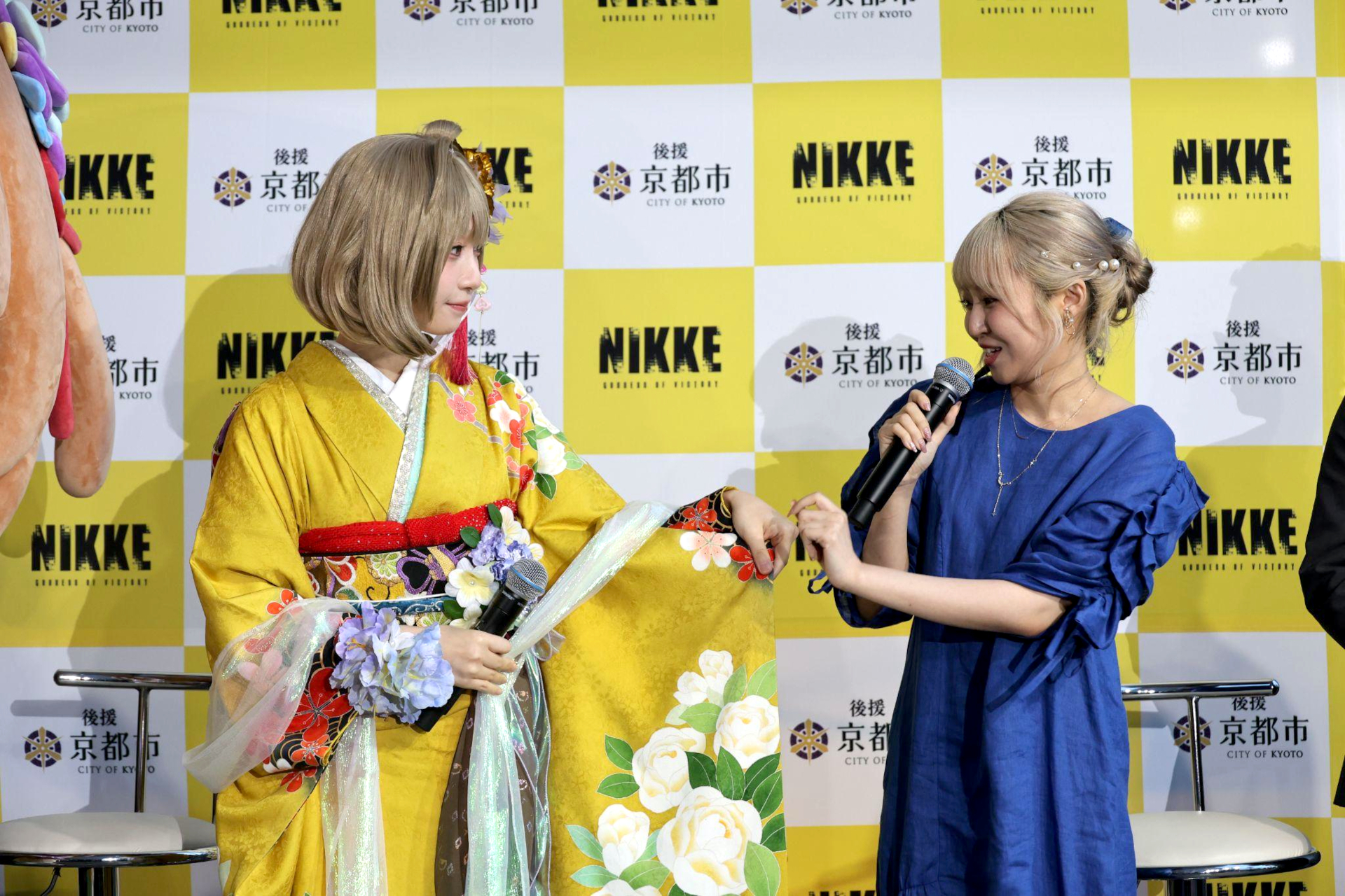 「アニス:スター」の着物を伊織もえさんが披露。「NIKKE in 京都 第2弾」発表会をレポート_004