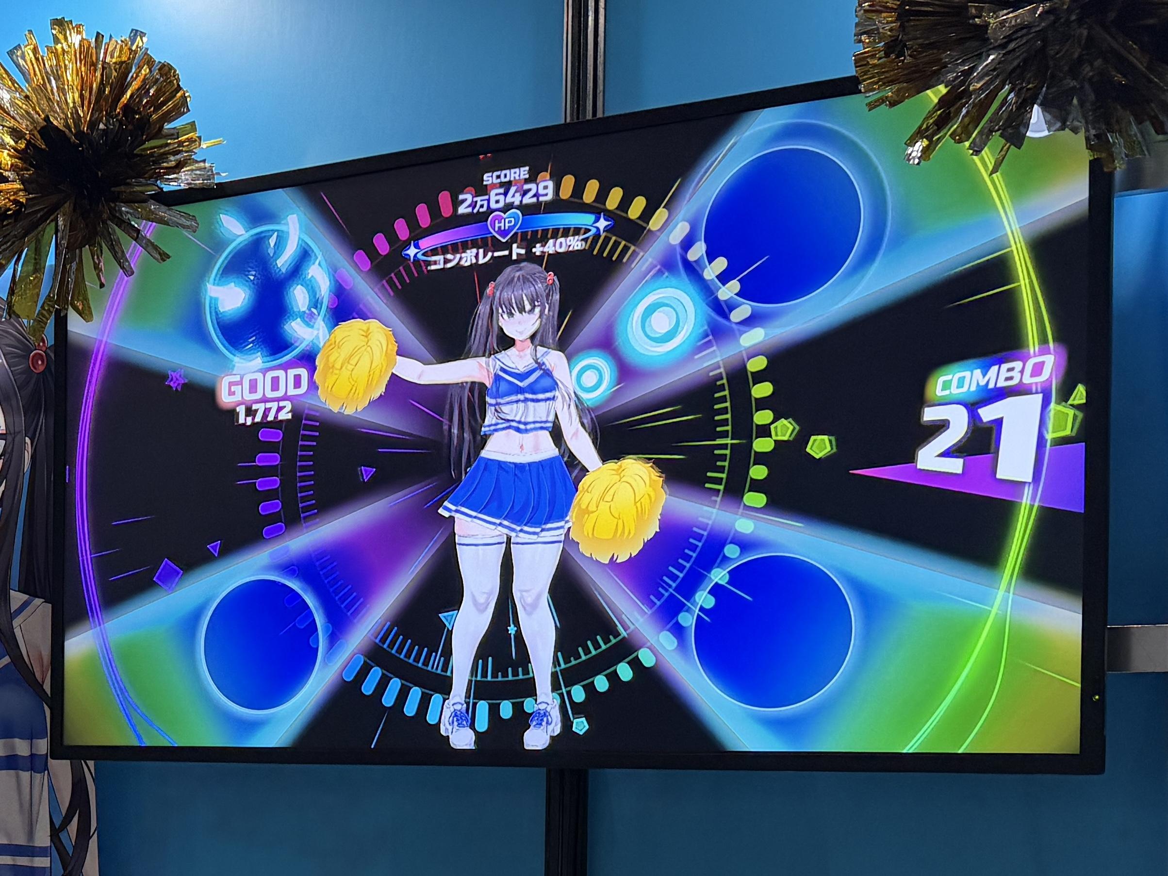 『がんばれ!チアリズム』試遊レポート:“朝凪先生”キャラデザ(CV:陽向葵ゅか)のフィットネスリズムゲーム_003