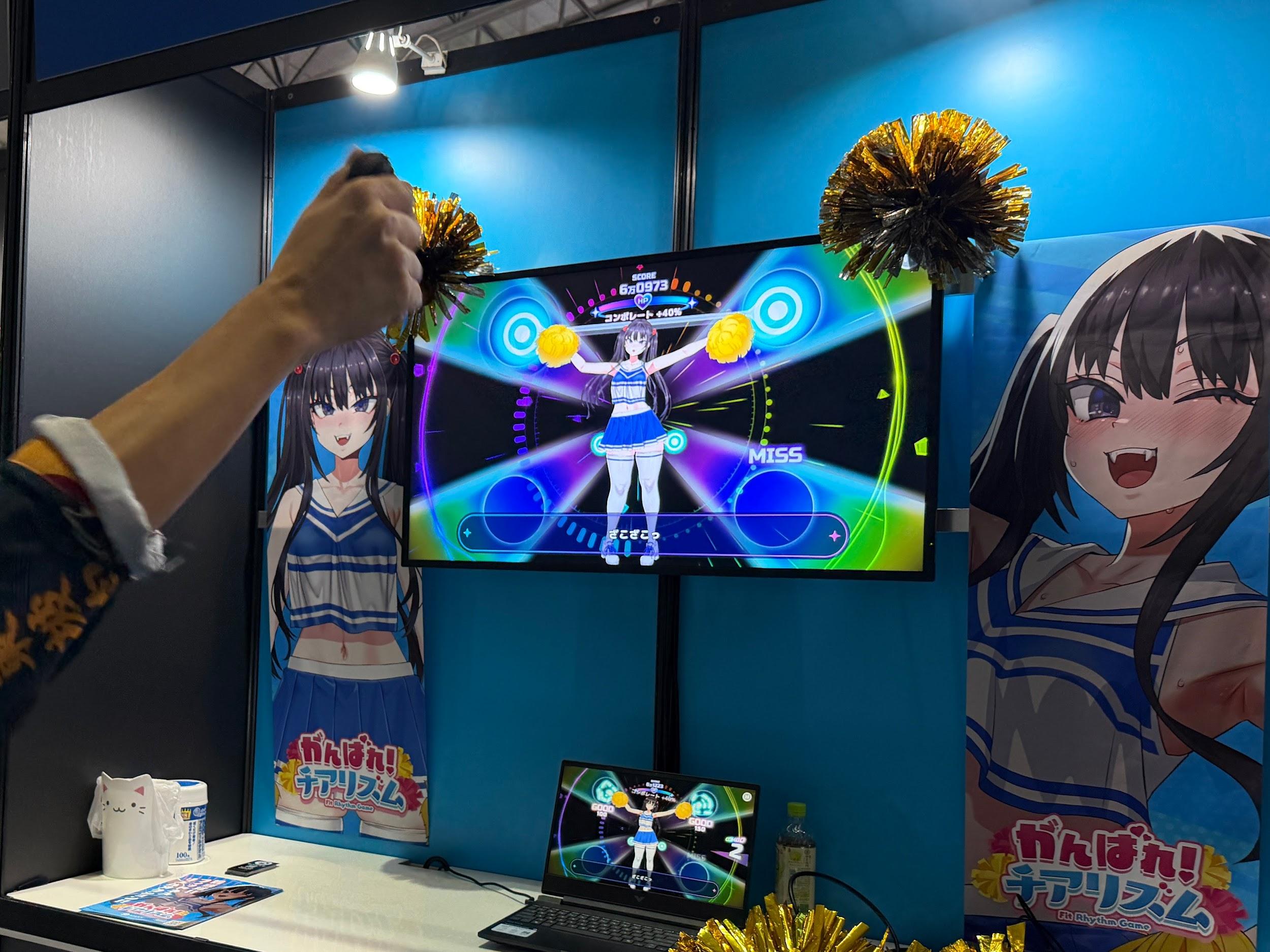 『がんばれ!チアリズム』試遊レポート:“朝凪先生”キャラデザ(CV:陽向葵ゅか)のフィットネスリズムゲーム_004