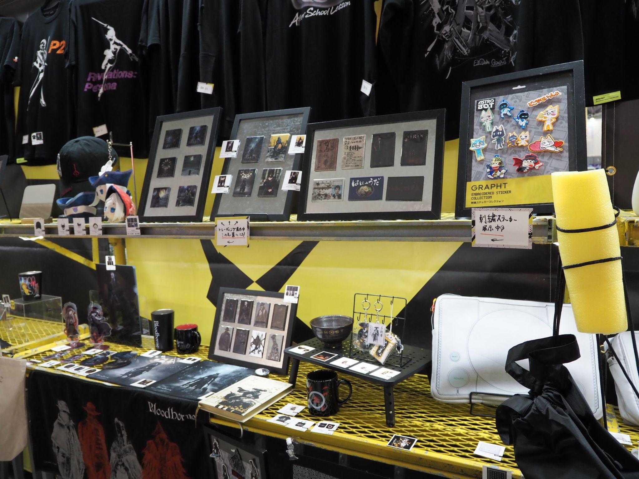 GRAPHT物販ブースレポート：格闘ゲーム刺繍風ステッカーのチョイスが「わかってる」ラインナップすぎる_006
