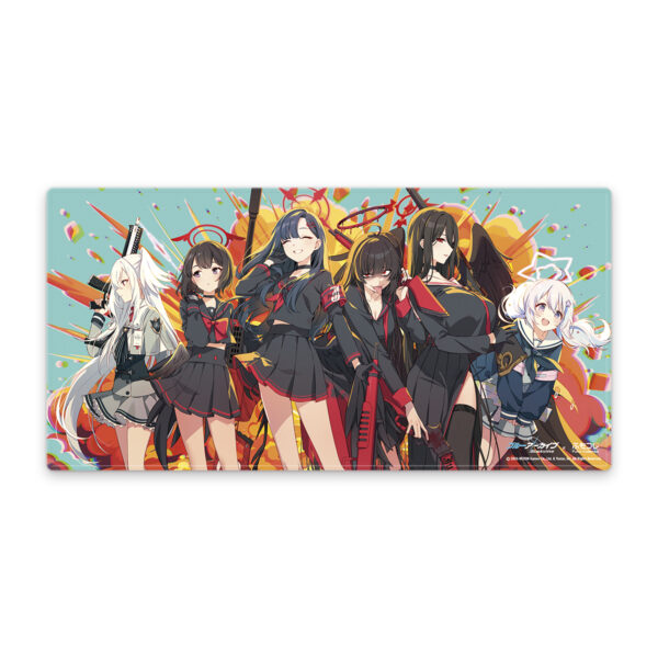 『ブルーアーカイブ』×「ふもコレ」コラボ第3弾が予約受付中。トリニティ総合学園の生徒たちでデスクが華やかに_006