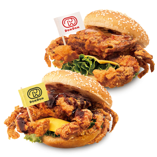 ドムドムハンバーガーに“カニ1匹を丸ごと挟んだ”「カニバーガー」が9月17日から登場！_001