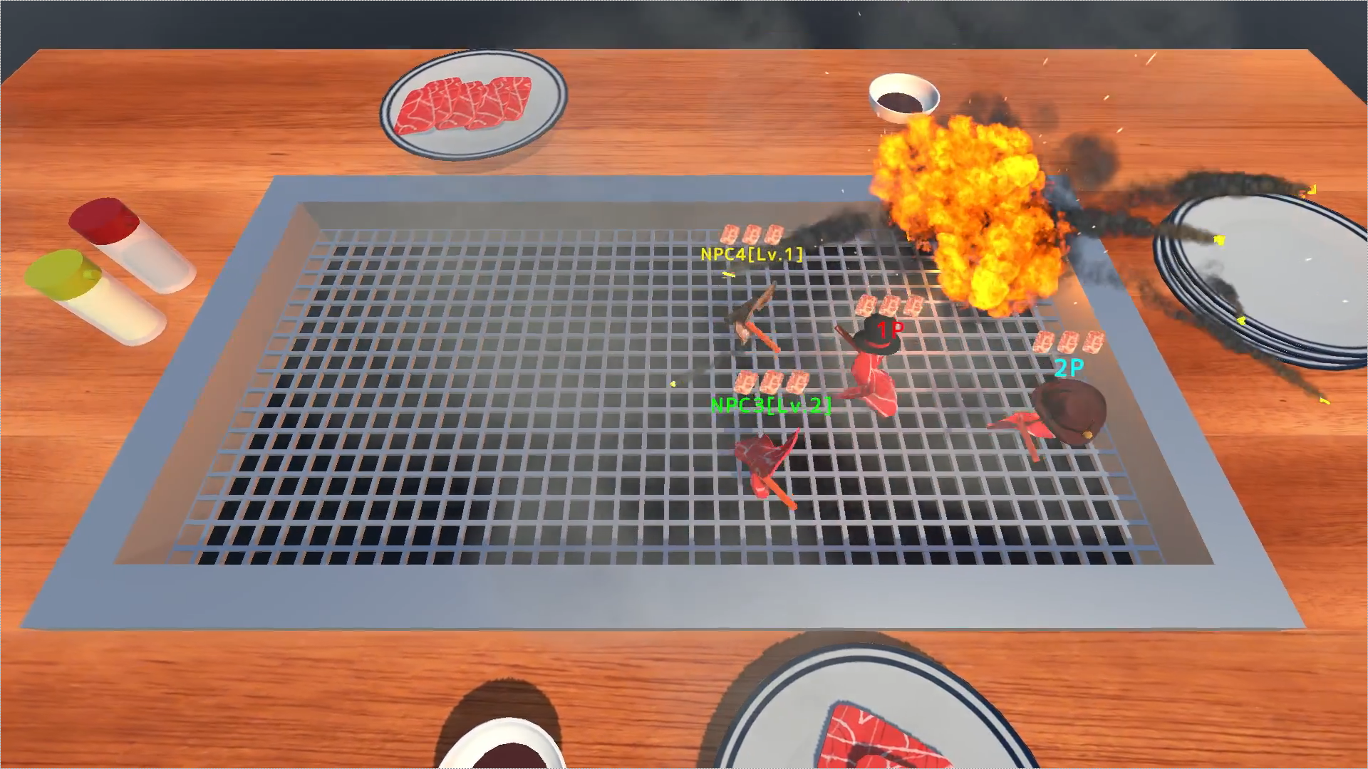 【最大4人】“最強のお肉”を決めるパーティーゲーム『BATTLE MEATING』が本日9月29日より発売_001