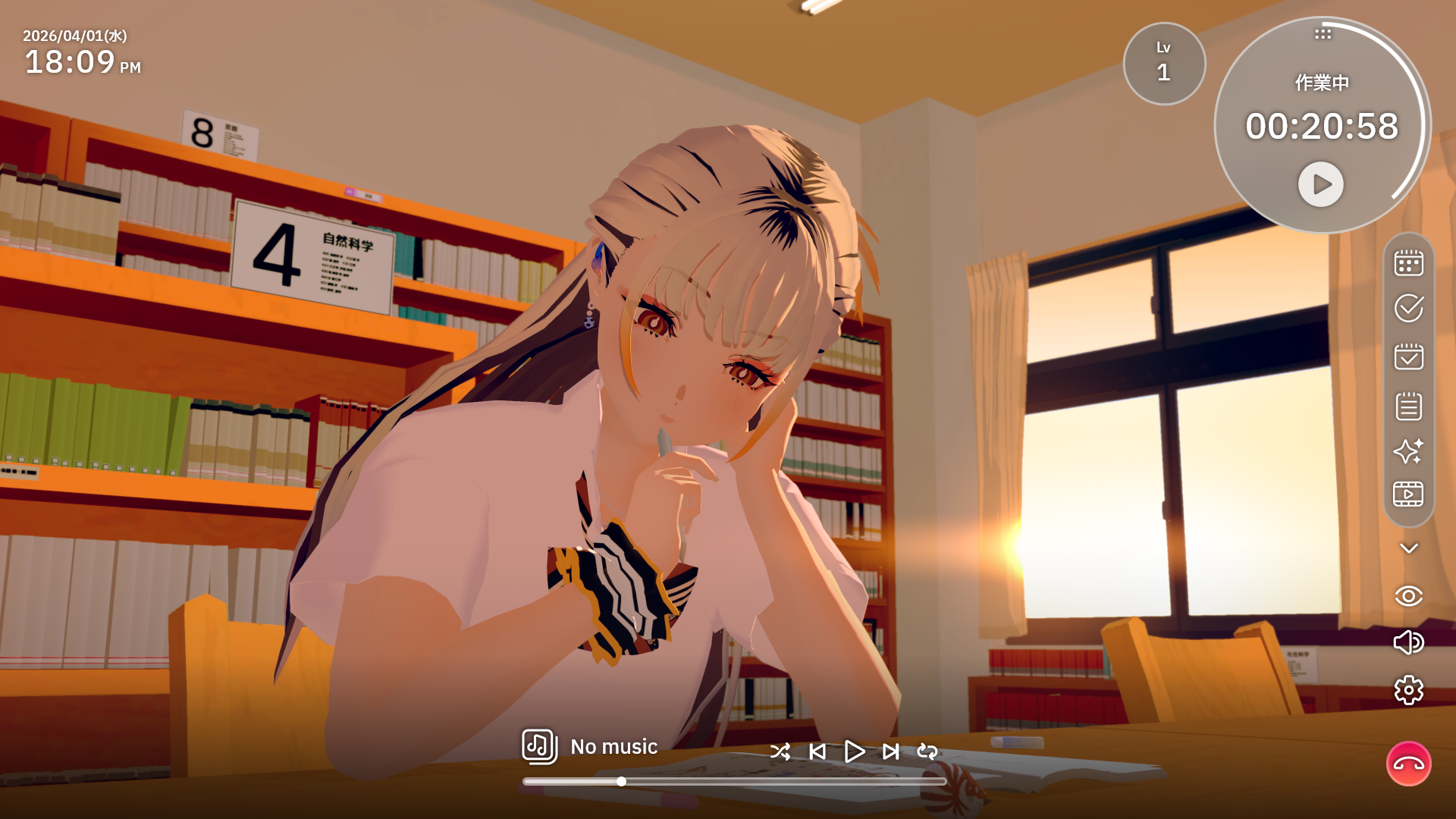 感情豊かな少女・シオイと作業通話するゲーム『Chill with You : SHIOI’s Sparkling Scenes』_004
