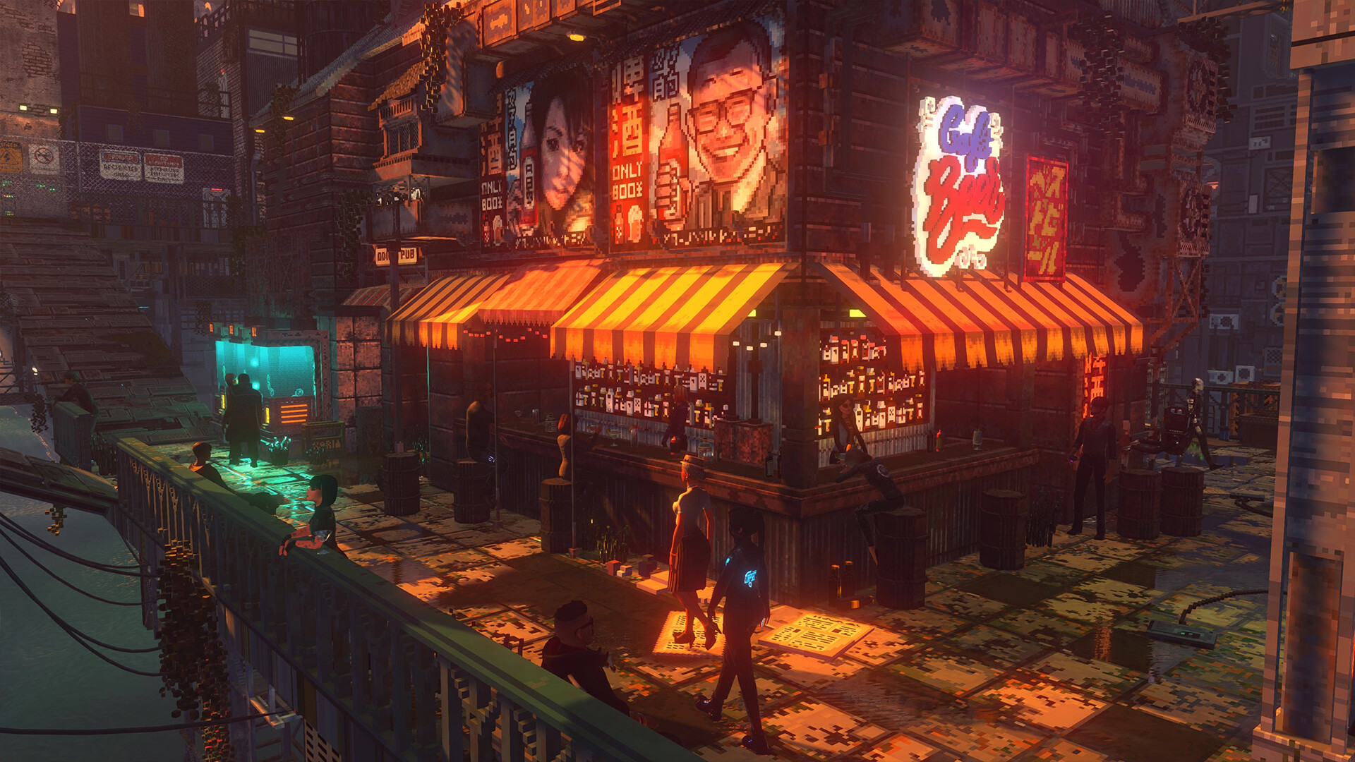 『Nivalis Nights』9月30日にリリース。「サイバーパンク都市」の住人として生活するゲーム
_005