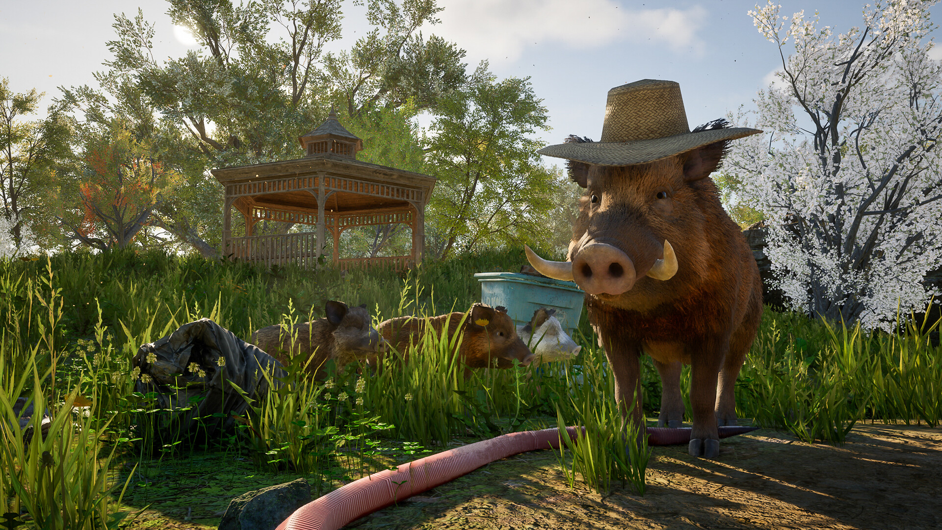 『Wild Terrain』の新ゲームプレイ映像が公開。野生のイノシシになって行方不明になったウリ坊たちを探すゲーム_002