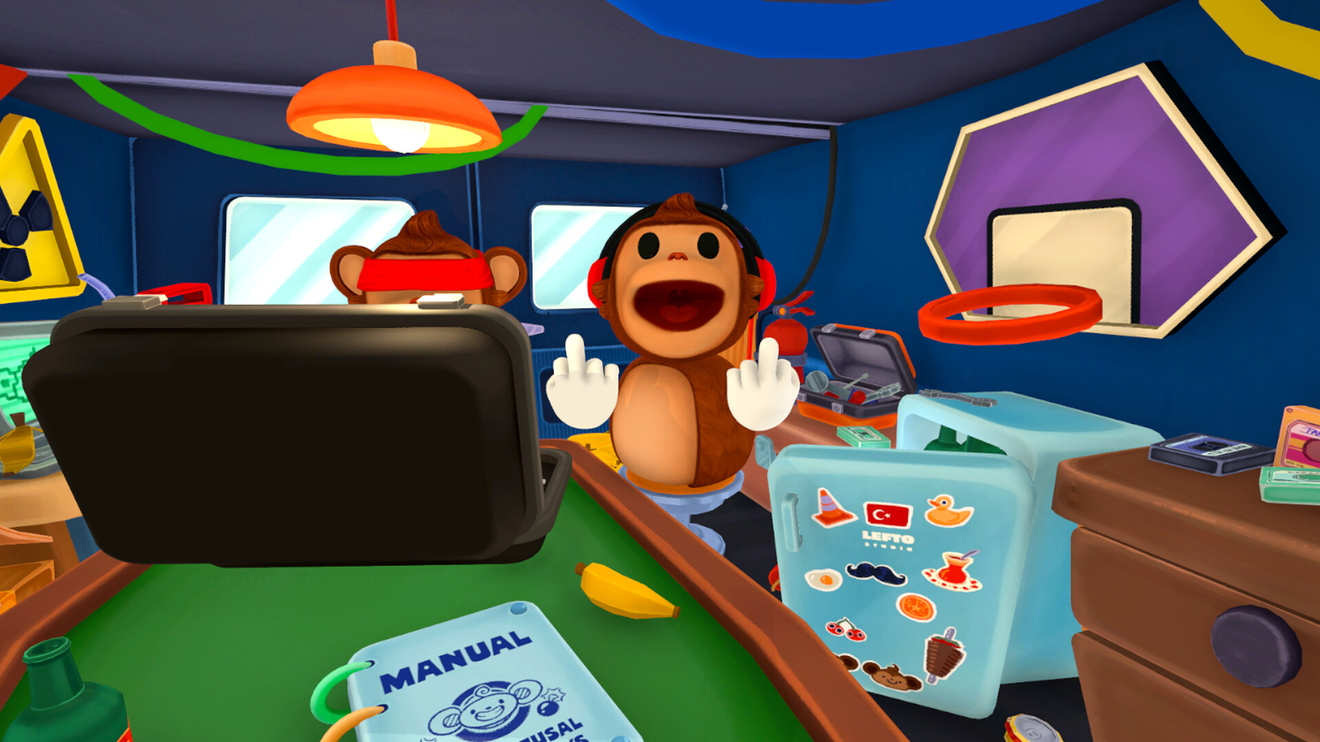 【3人協力】「見ざる」「言わざる」「聞かざる」になって爆弾解除するゲーム『BOMBANANA!』が9月2日22時頃にSteamで_002