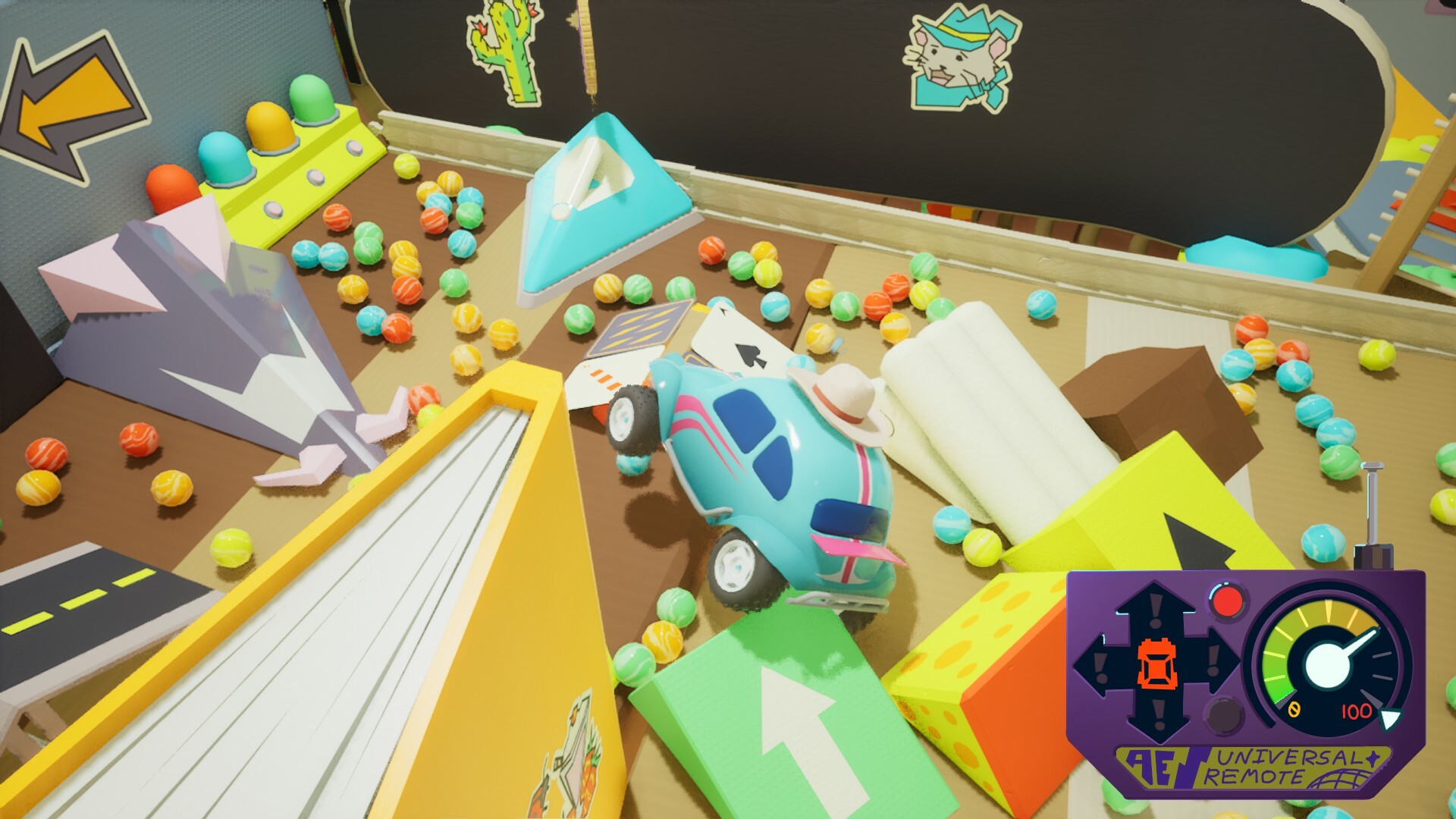 『Obstacle Overdrive』10月3日に配信決定。ラジコンカーを操作しておもちゃだらけのコースに挑むゲーム_004