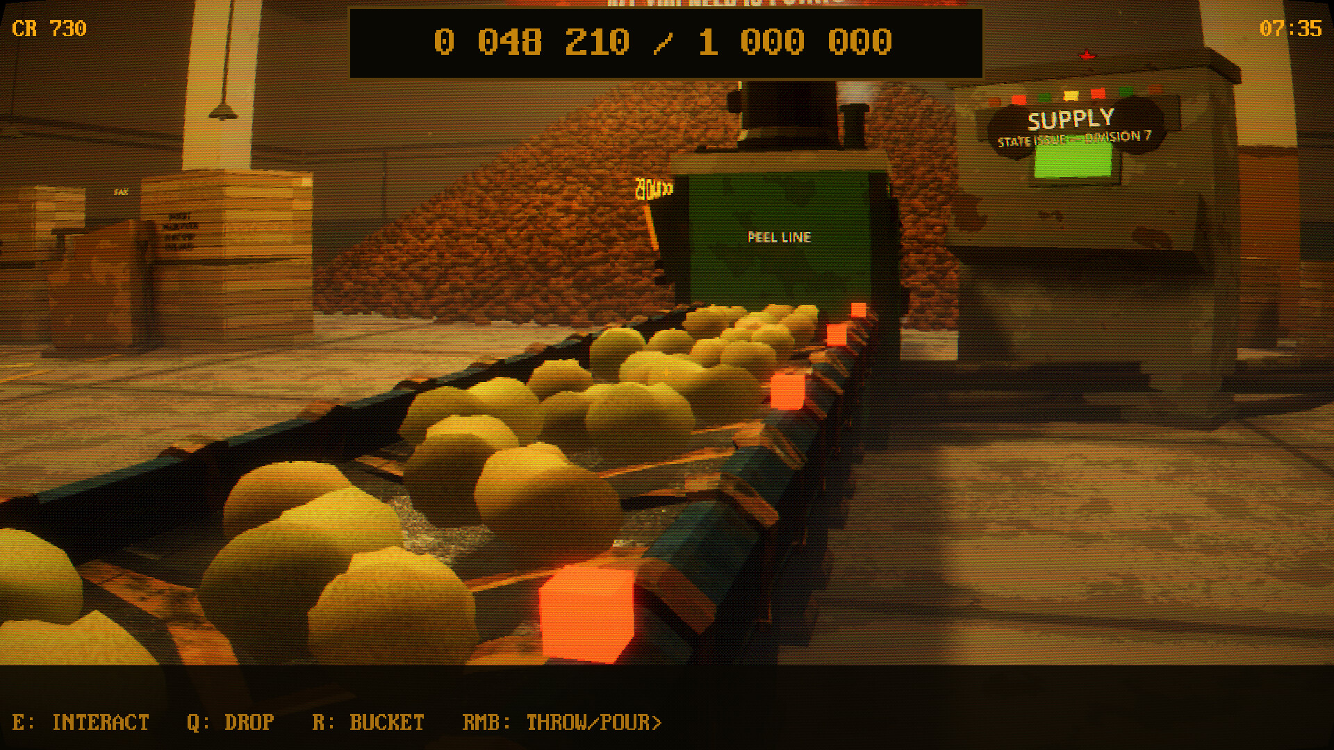 『1,000,000 POTATOES』Steamストアページが公開。“100万個”のジャガイモをひたすら剥き続けるホラーゲーム_002