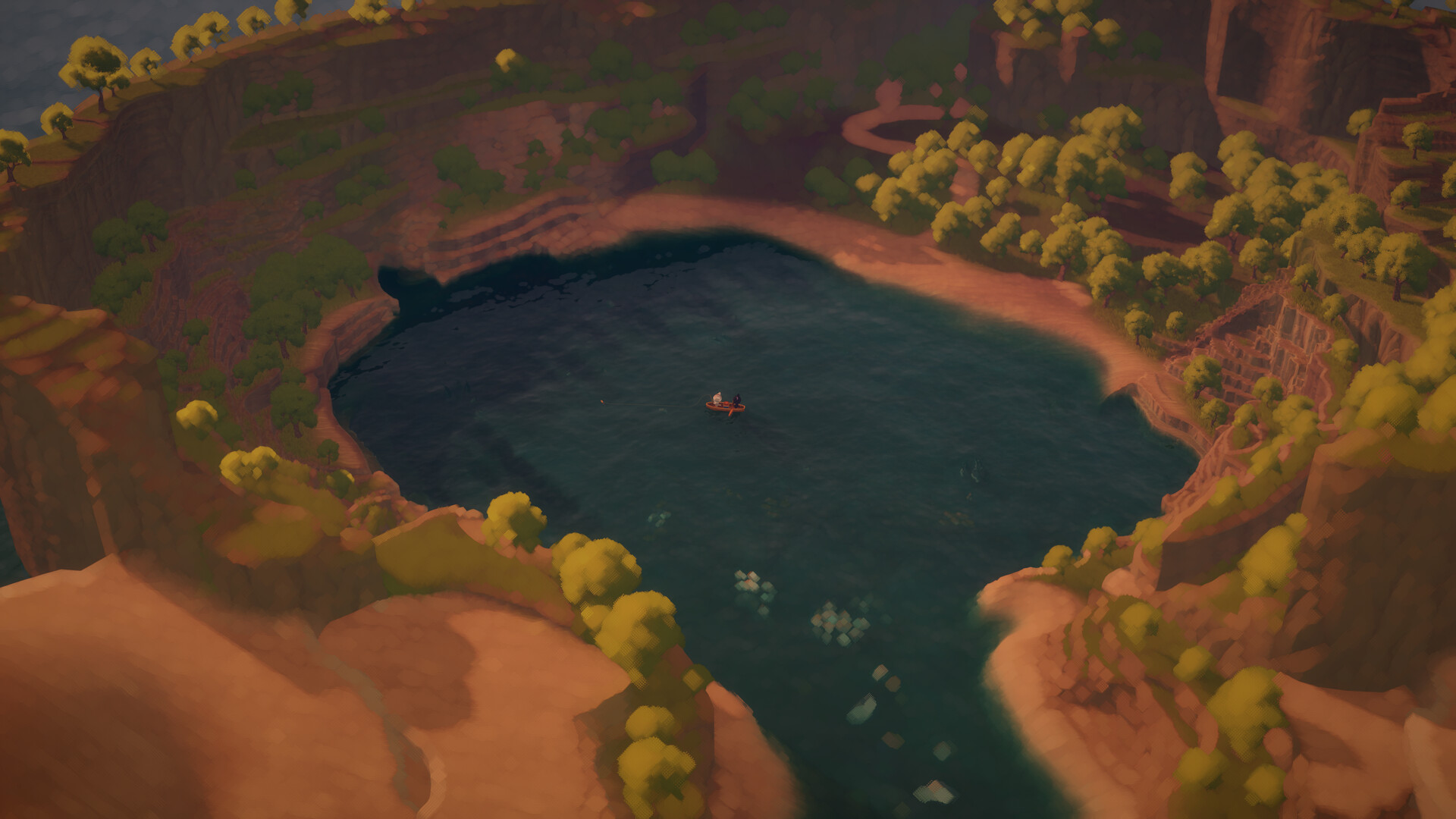 『Paddle Cats』が開発中。2匹のネコがボートを漕いで釣りをするふたり協力ゲーム_004