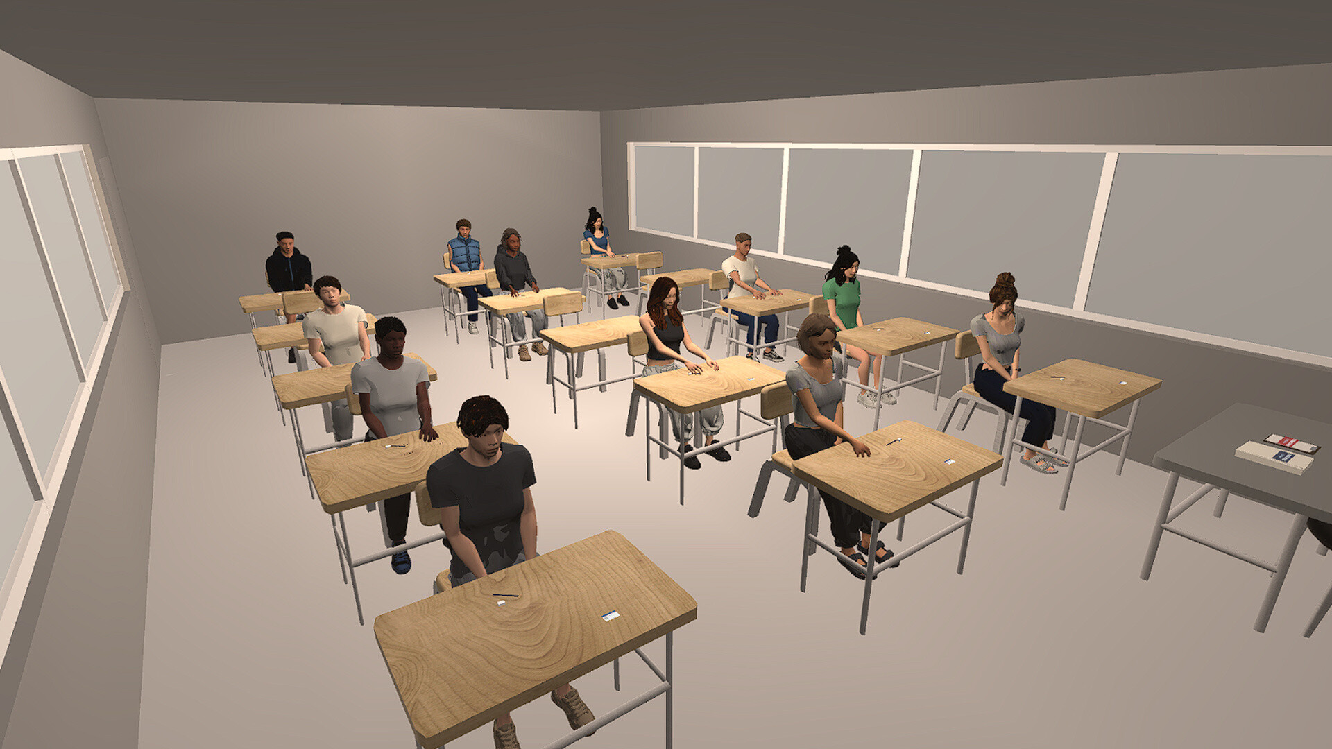 『EXAM WATCH!』がSteam向けに発表。大学職員として学生の指導や試験監督をするライフシミュレーションゲーム_010