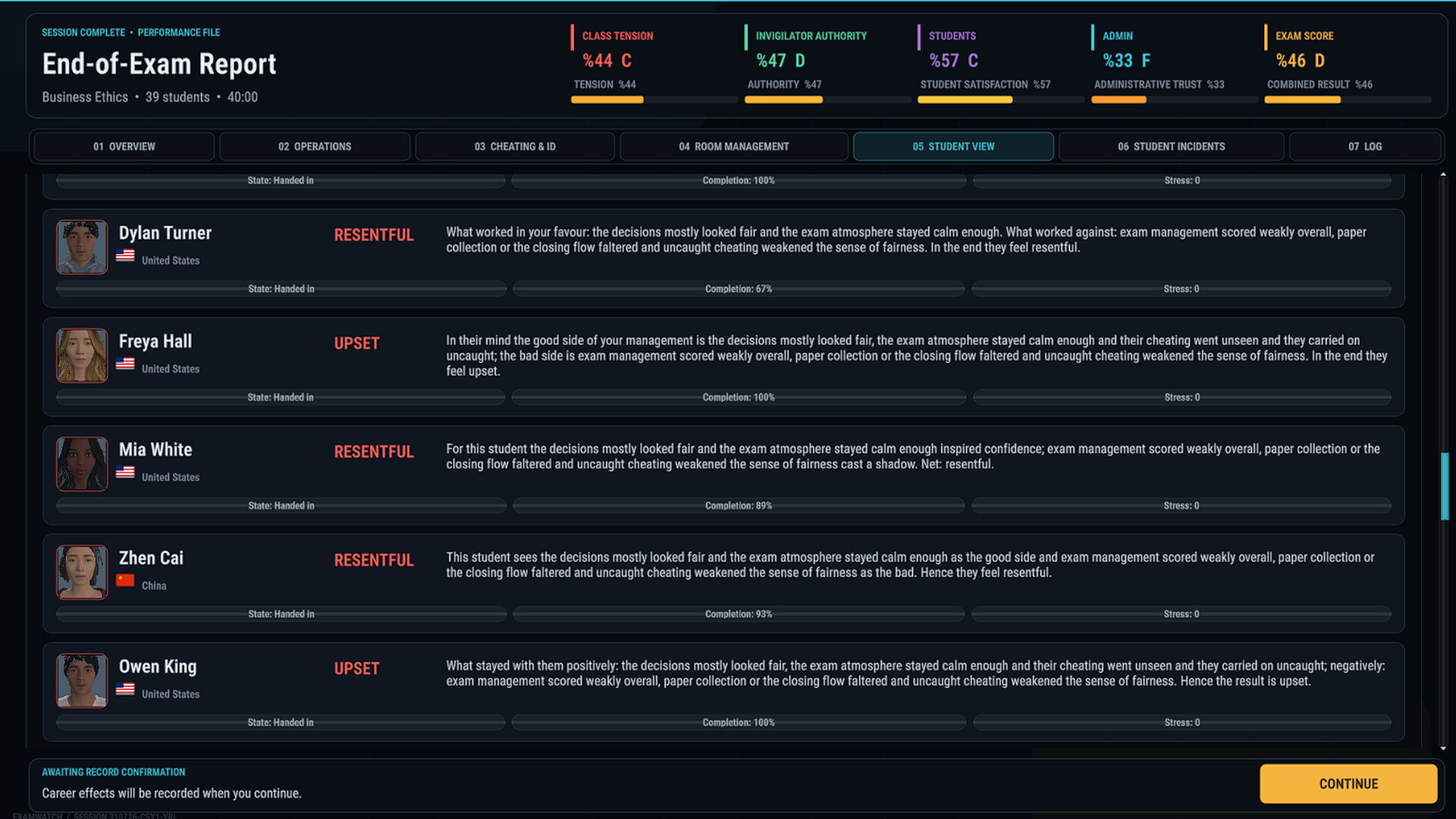 『EXAM WATCH!』がSteam向けに発表。大学職員として学生の指導や試験監督をするライフシミュレーションゲーム_002