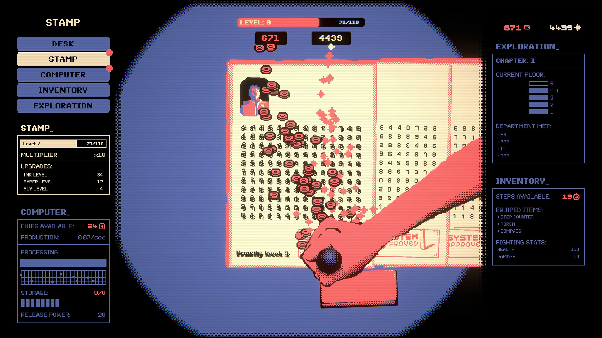 『Trust The System』の体験版がSteamにて配信中。ひたすら書類にスタンプを押し続けるインクリメンタルゲーム_001